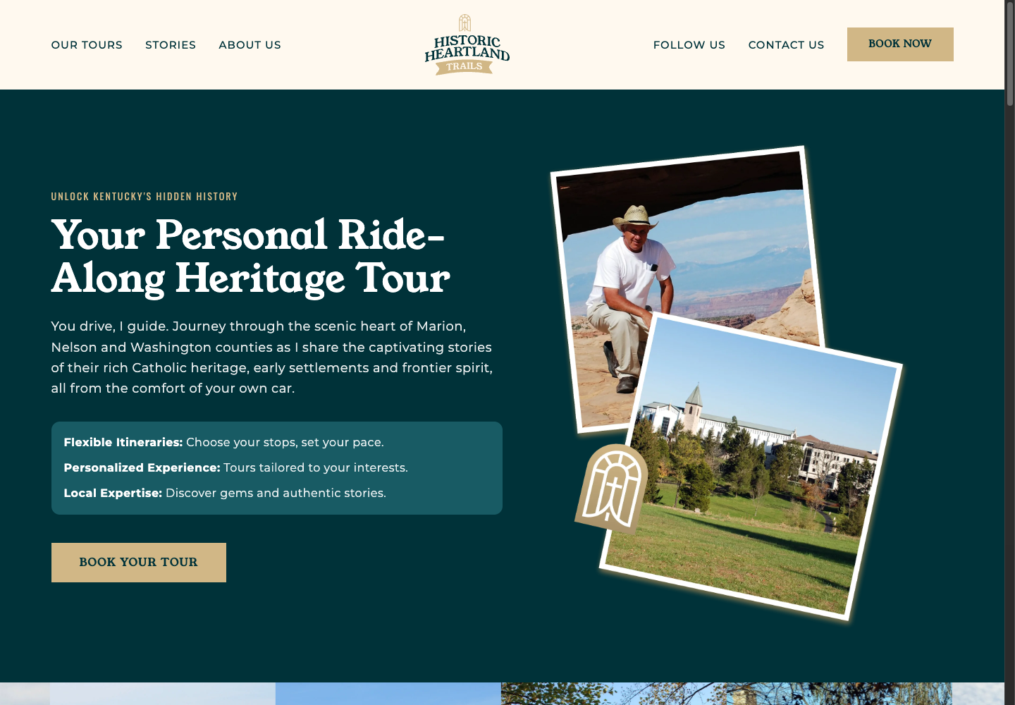 Screenshot of Historic Heartland Trails