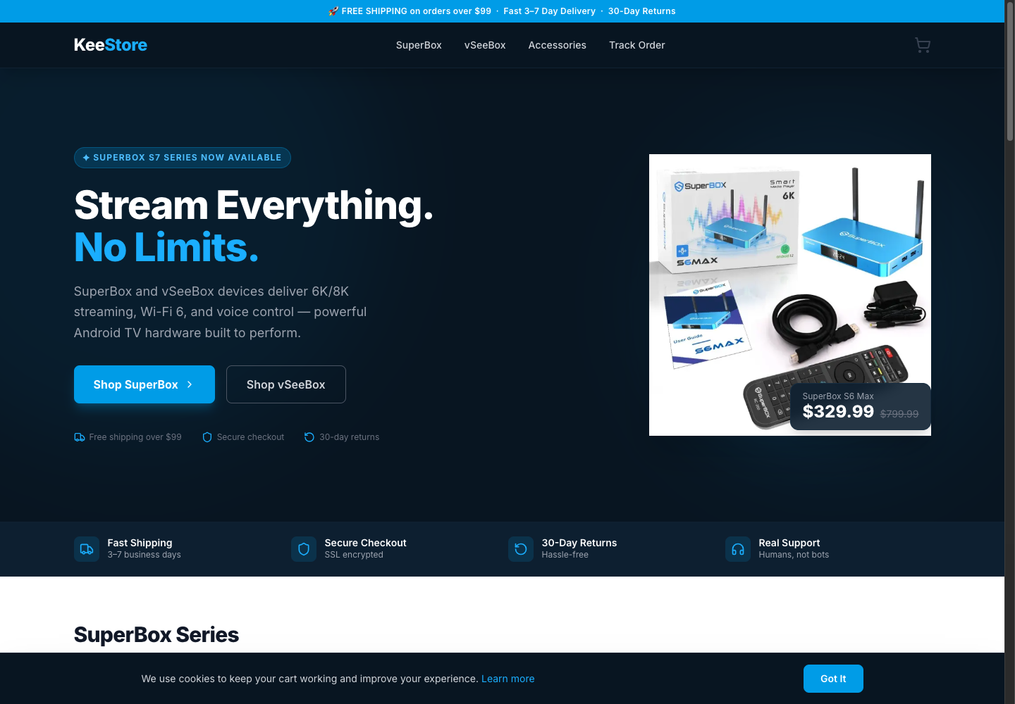 Screenshot of Kee Store