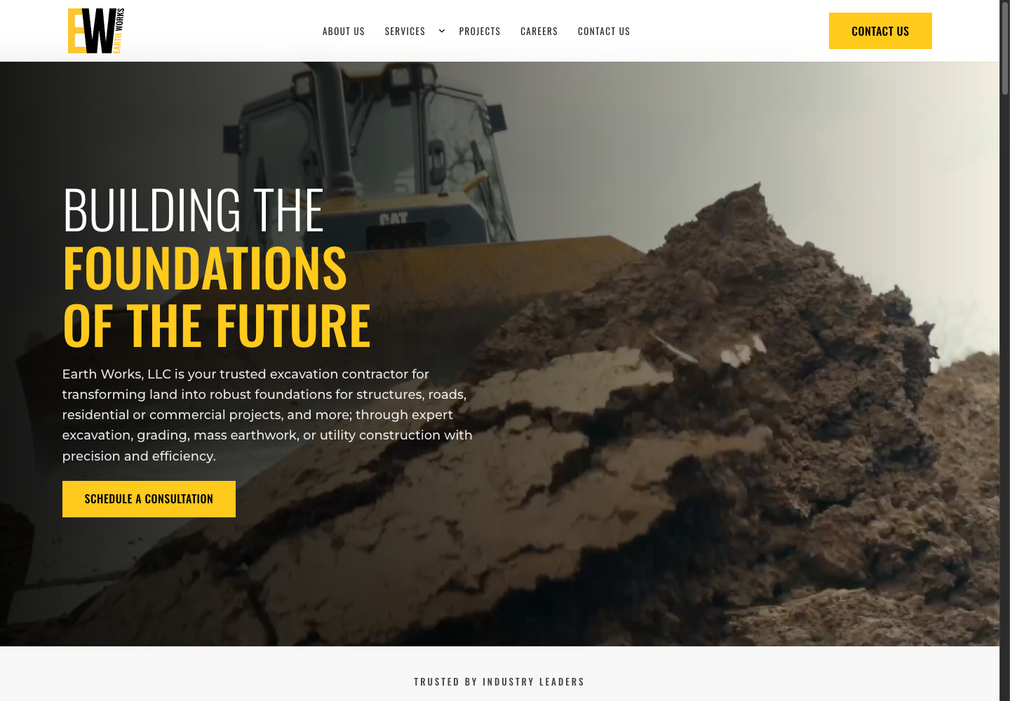 Screenshot of KY Earthworks